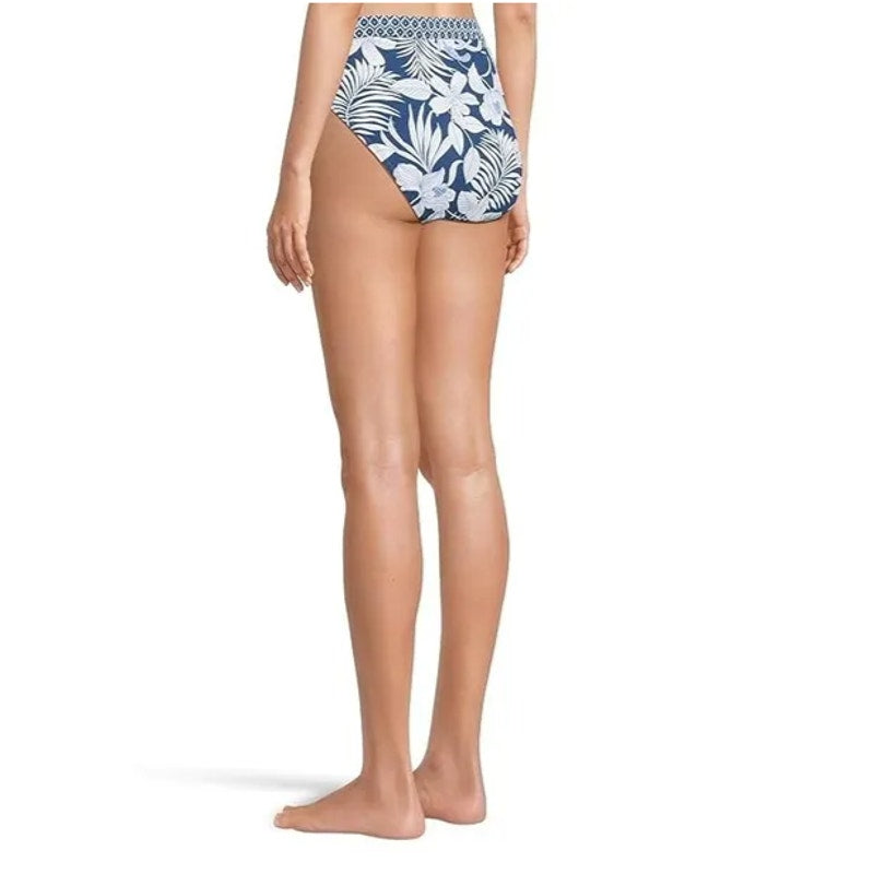 TOMMY BAHAMA Womens Island Cays Blooms Bikini Bottom Large Blue White NWT