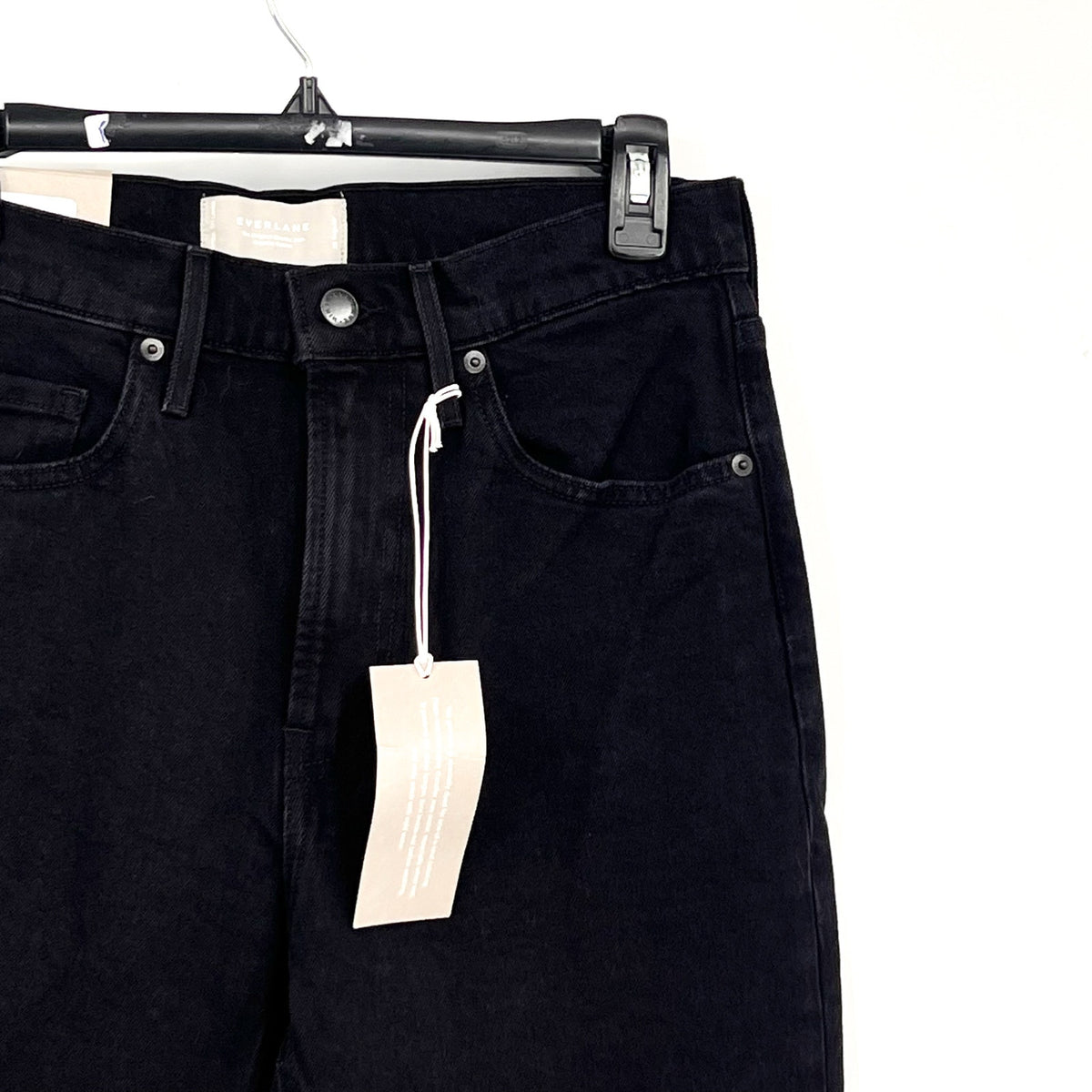 EVERLANE Women's The Original Cheeky Jeans Size 28 US 6 Reg Black Coal NWT