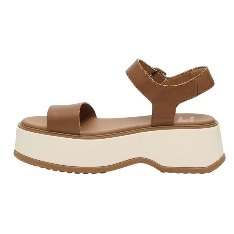 Sorel Womens Dayspring Platform Sandals US 10 EU 41 Brown Leather NWOB
