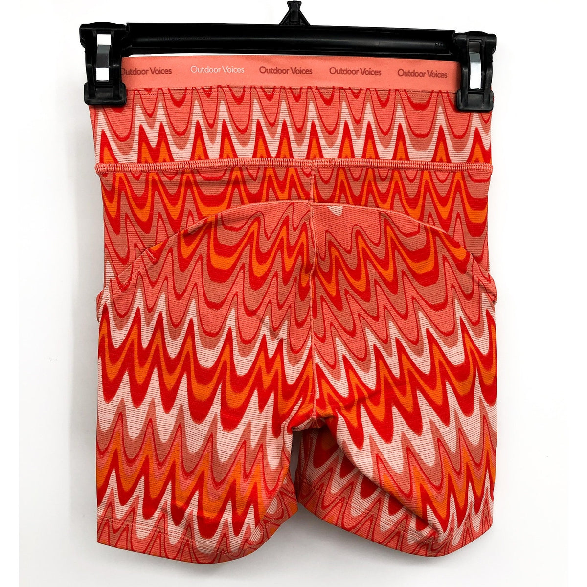 OUTDOOR VOICES Women TechSweat 5" Thrive Shorts XXS Orange Grapefruit Helios NWT