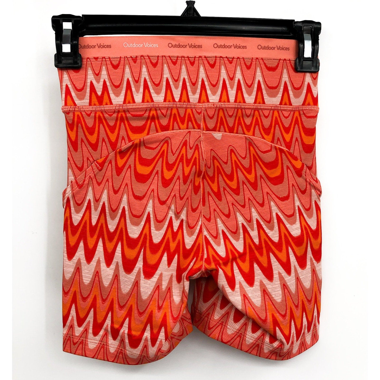 OUTDOOR VOICES Women TechSweat 5" Thrive Shorts XXS Orange Grapefruit Helios NWT