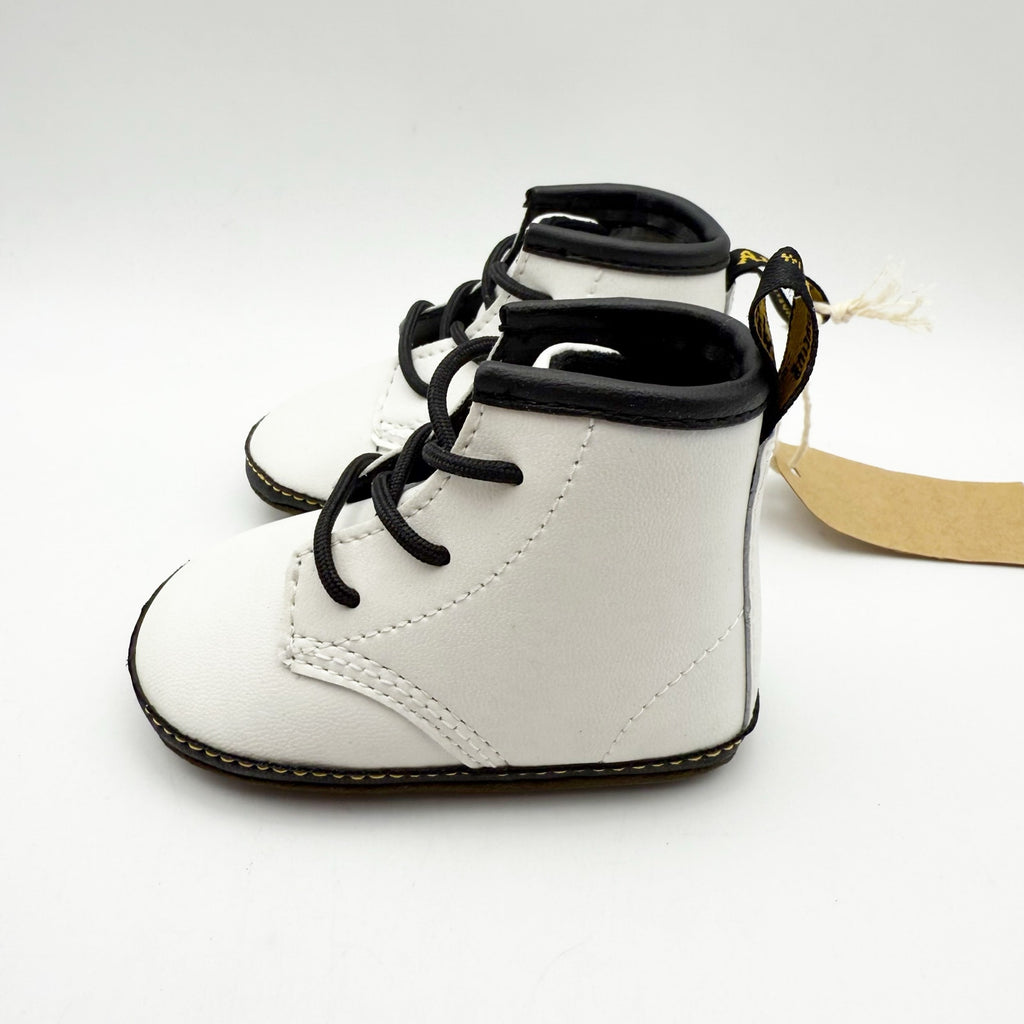 Dr. Martens Infant/Toddler 1460 Crib Bootie US 3 EU 18 White Leather NIB