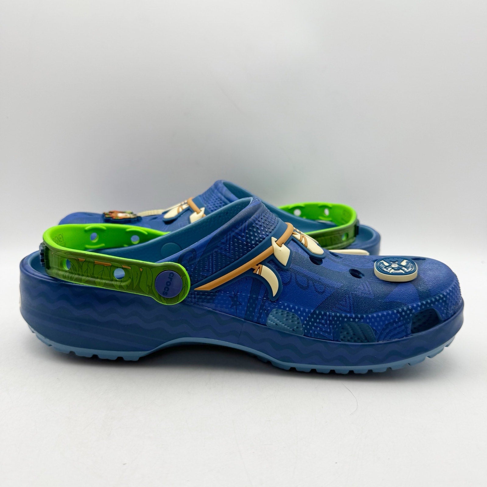 Crocs UNISEX Moana Classic Clog Mens 9 Womens 11 Blue Green NWOB