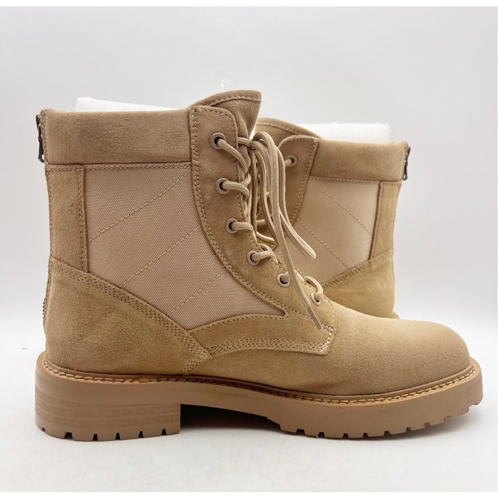 Saint Morta Mens Legion Ankle Combat Boots Size 9 EU 43 Tan Suede NIB