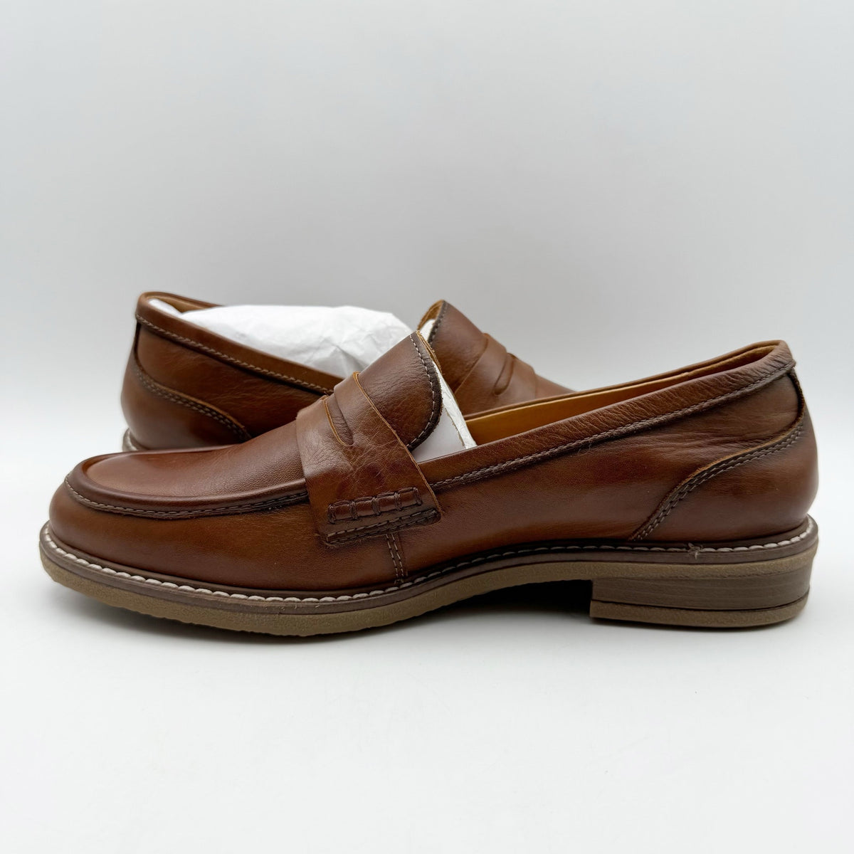 PIKOLINOS Womens Aldaya W8J-3541 Loafers EU 41 US 10.5 Brown Leather NWOB