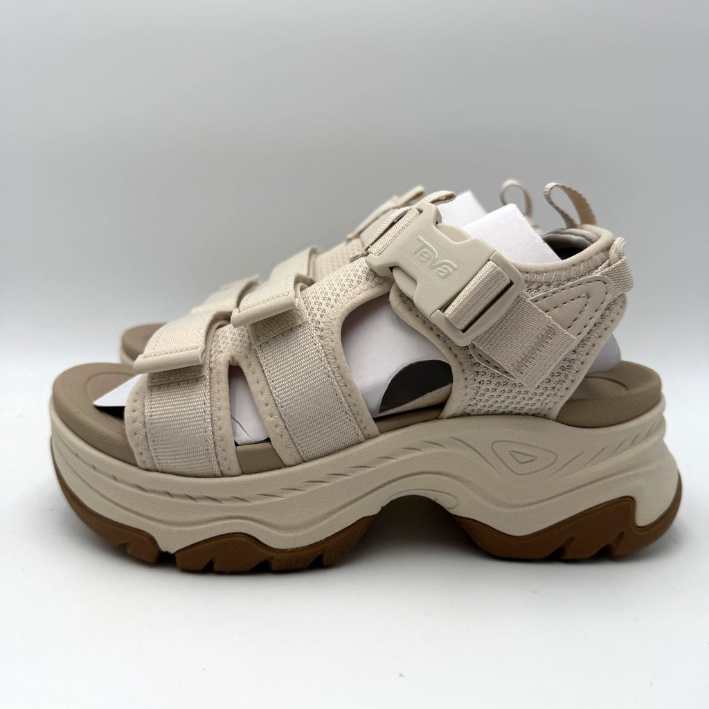 Teva Womens Hurricane Ampsole Gaila Platform Sandals Size 6 Birch Beige NIB