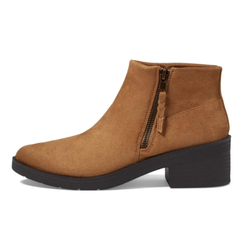 BZEES Womens Outgoing Ankle Booties Size 9 WIDE EU 40 Tan Boots NIB