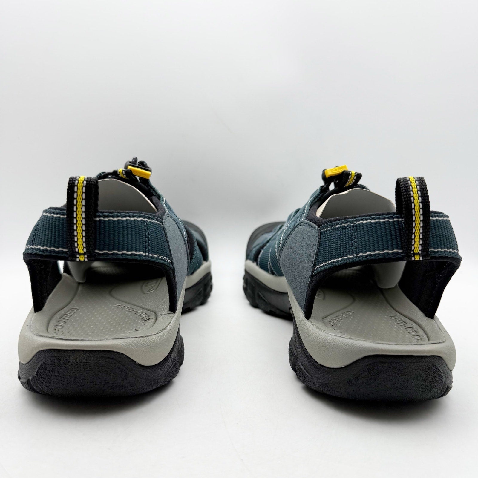 Keen Mens Newport H2 Sandals US 12 EU 46 Blue Black Water-Resistant Hybrid NIB