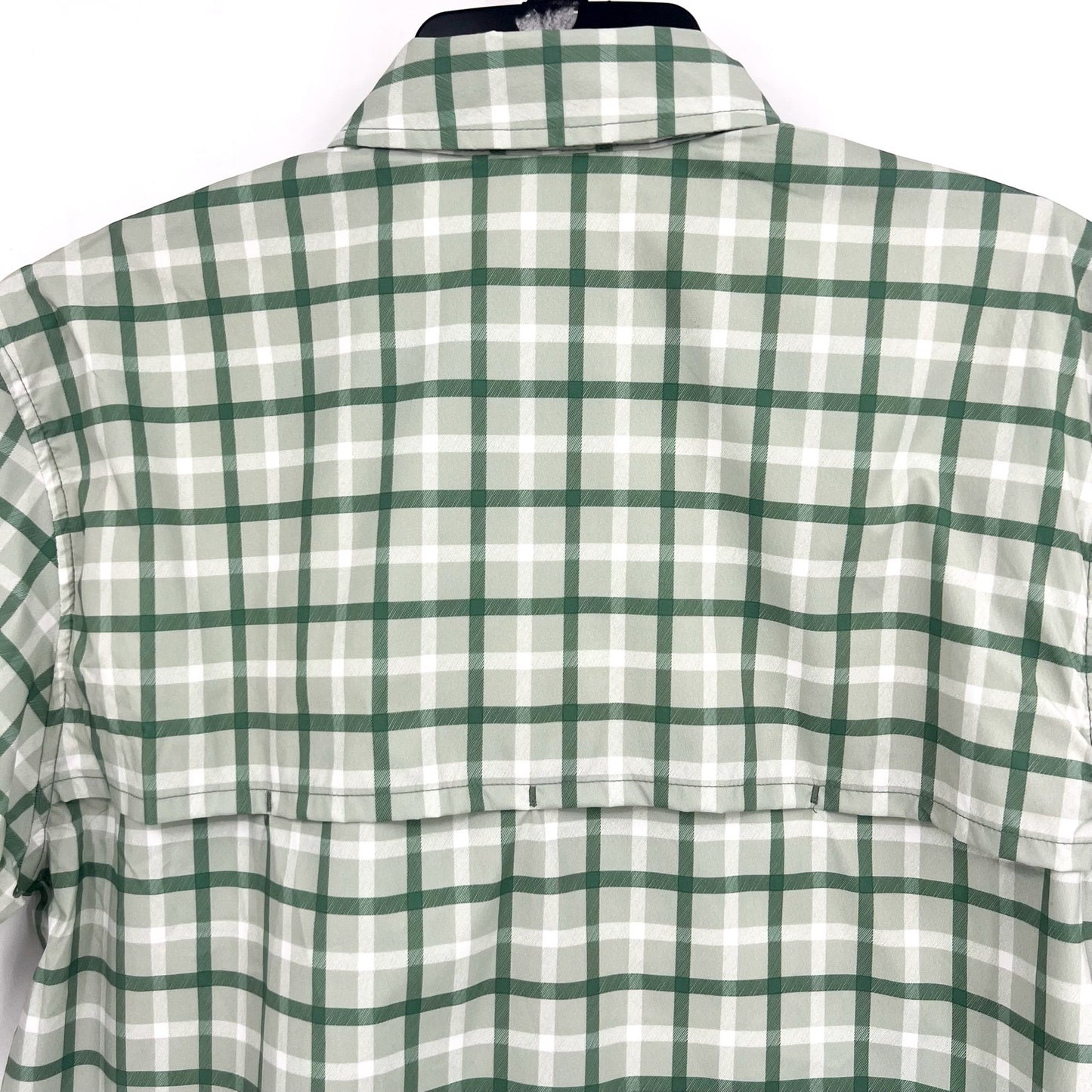 CARHARTT Force Sun Defender SS Shirt Work Medium Green Plaid Relaxed Fit NWT