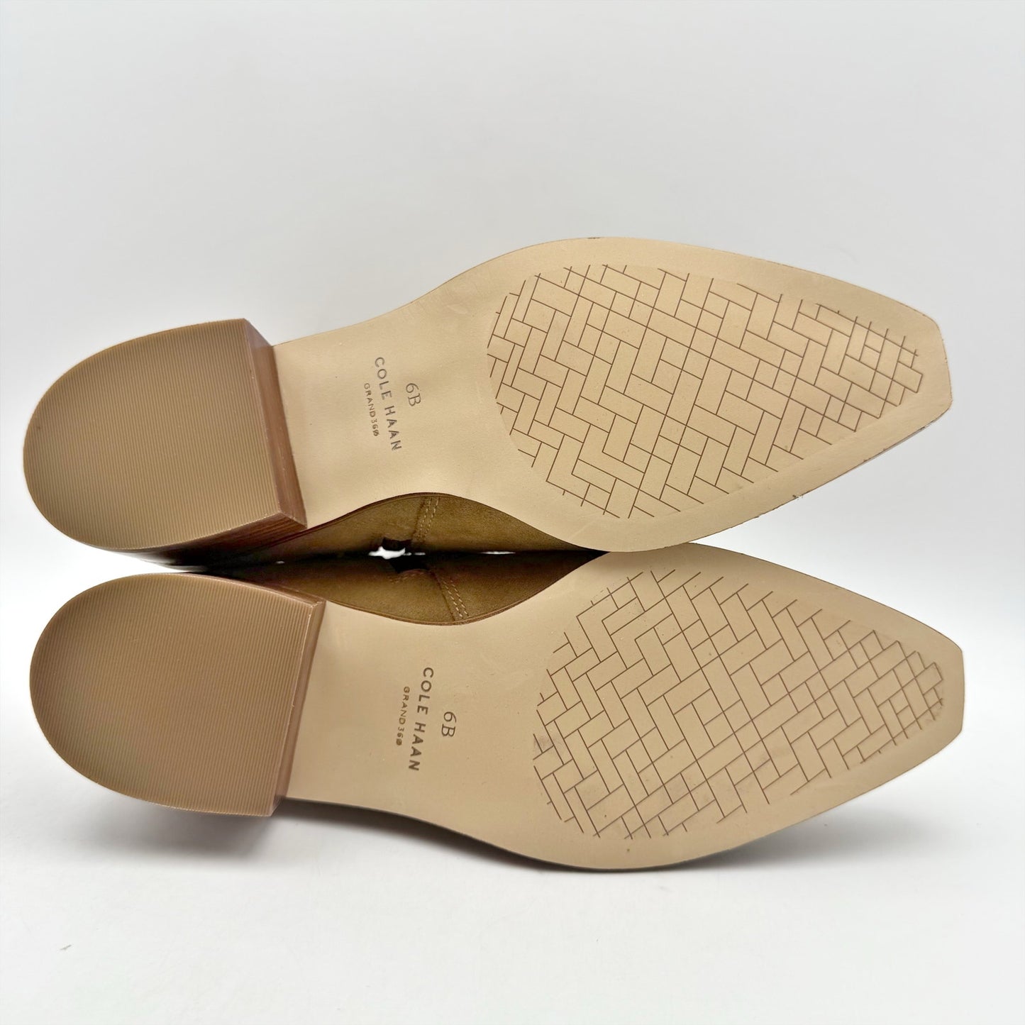 Cole Haan Womens Naia Ankle Bootie US 6 B EU 36 Brown Suede NWOB