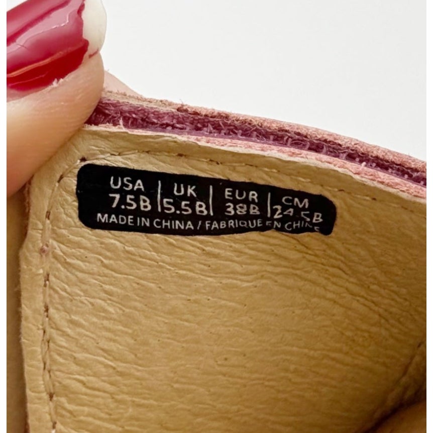 Spenco Women's Layla Slide Sandals Size 7.5 EU 38 Pink Mauevewood Straps NIB