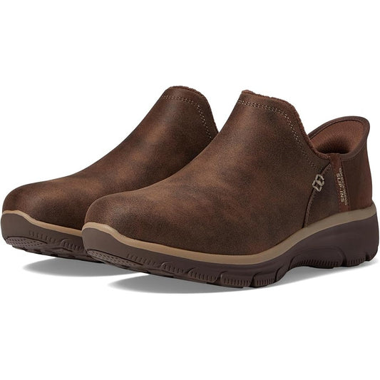 Skechers Womens Easy Going Modern Hour Slip On Shoes US 9 EU 39 Brown NIB