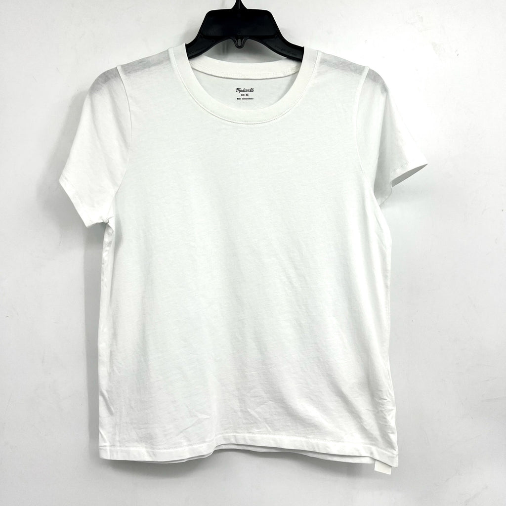 MADEWELL Women's Northside Vintage Tee Medium White Chalk Short Sleeve J8526 NWT