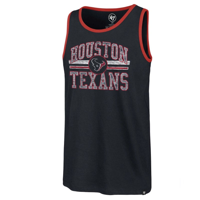 47 BRAND Men's Houston Texans Winger Franklin Tank Top Medium Atlas Blue NWT