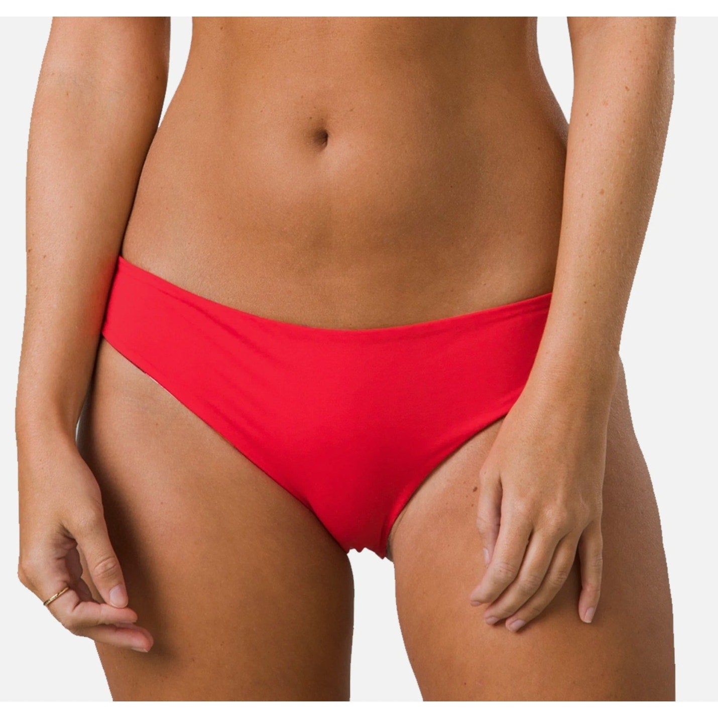 PRANA Women's Gemma Reversible Bikini Bottom Medium Multi Baja Stripe NWT