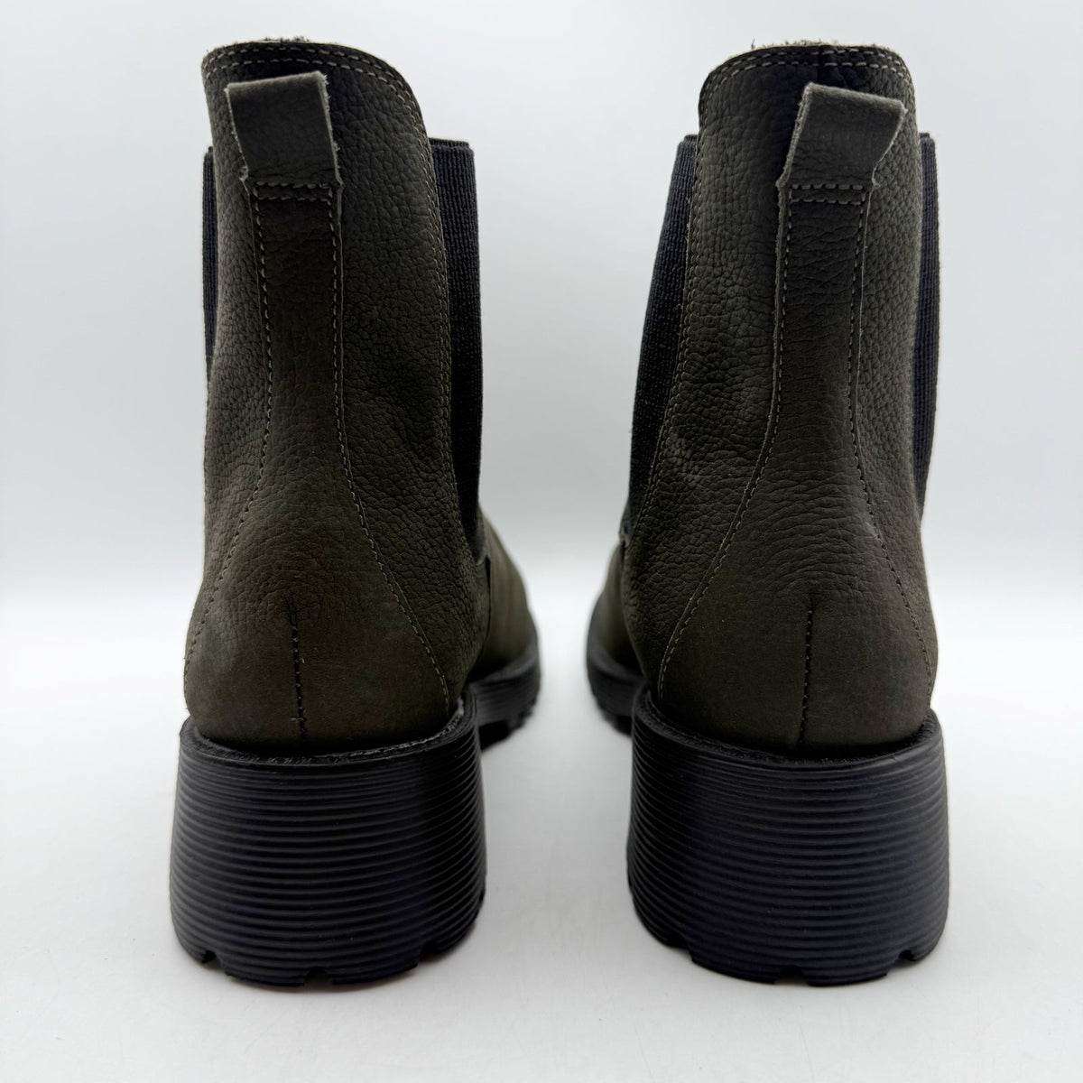 Marc Joseph New York Womens Columbia ST Ankle Booties Size 6 Green Leather NWOB