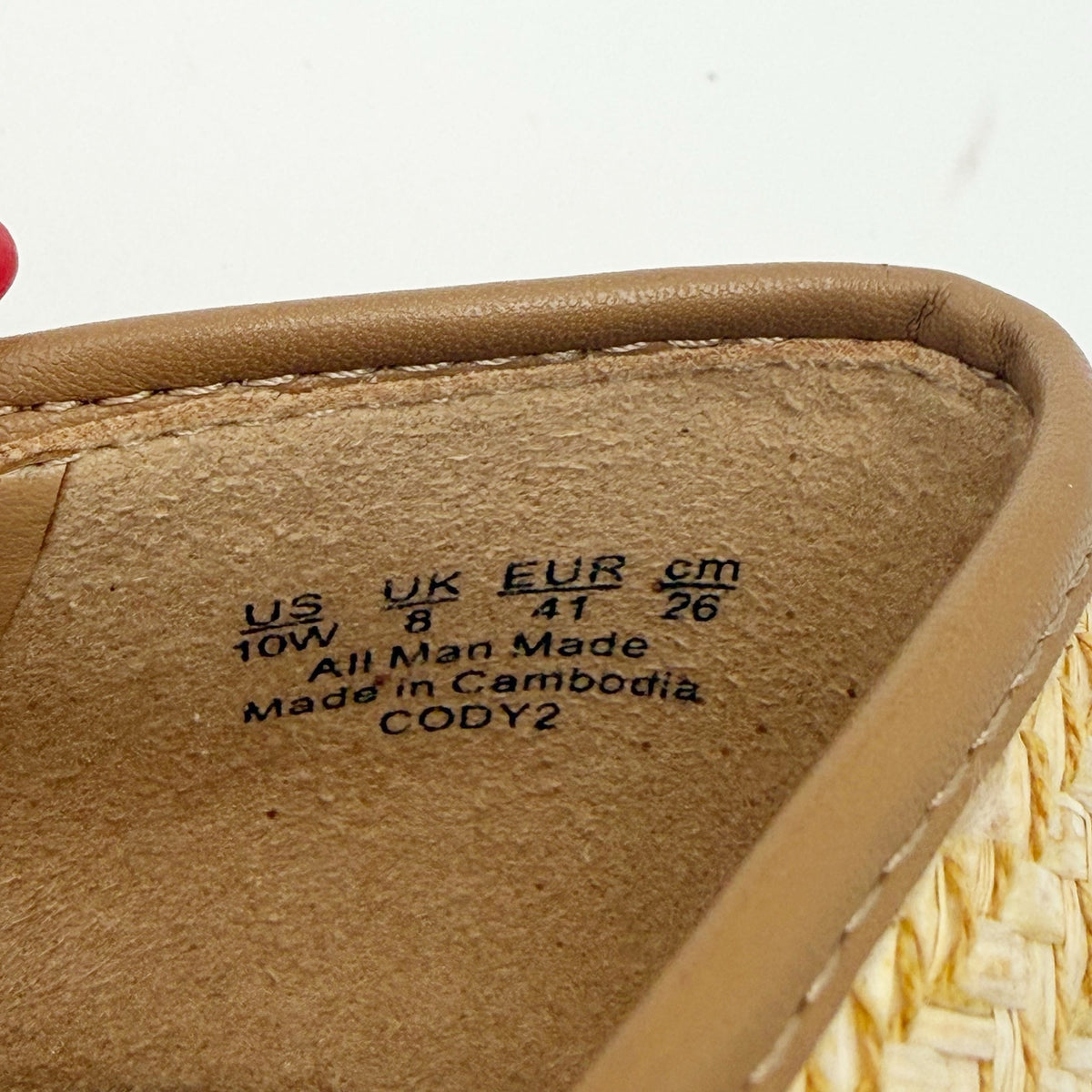 Naturalizer Womens Cody2 Skimmer Flats Size 10 Wide EU 41 Tan NIB