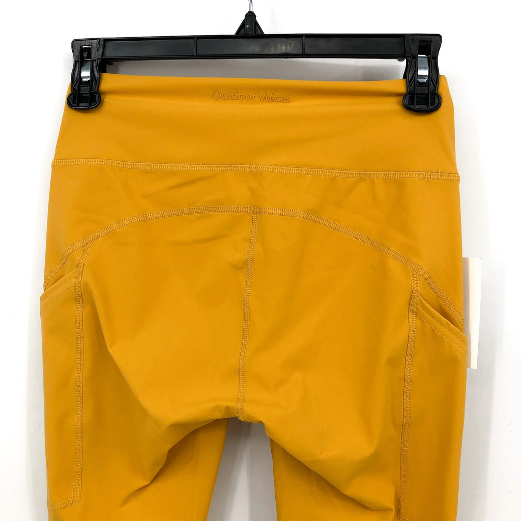 OUTDOOR VOICES Women's SuperForm Full Length Leggings Small Yellow Cider NWT