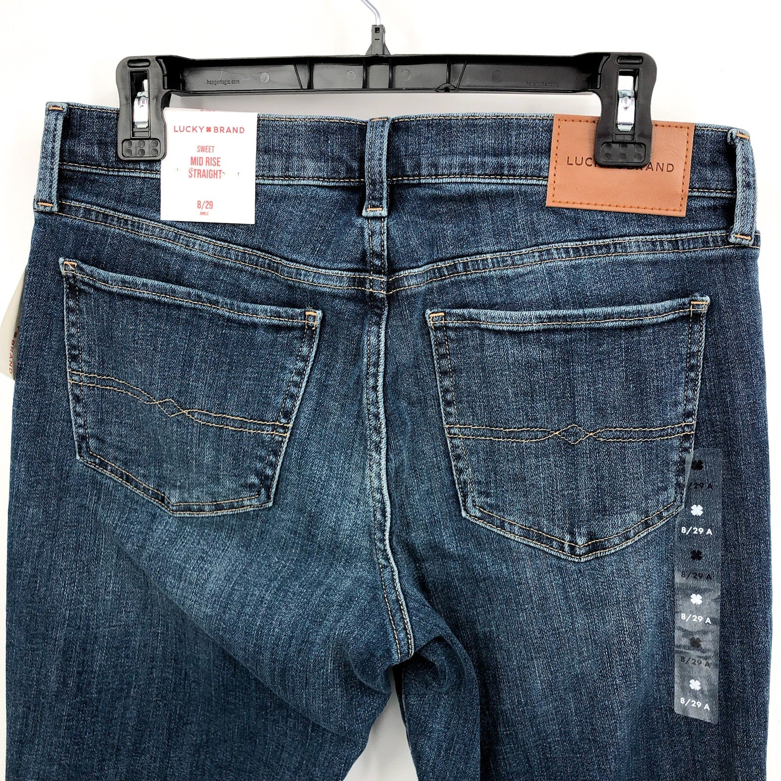 LUCKY BRAND Women's Sweet Straight Leg Jeans 29x30 US 8 Twilight Blue NWT