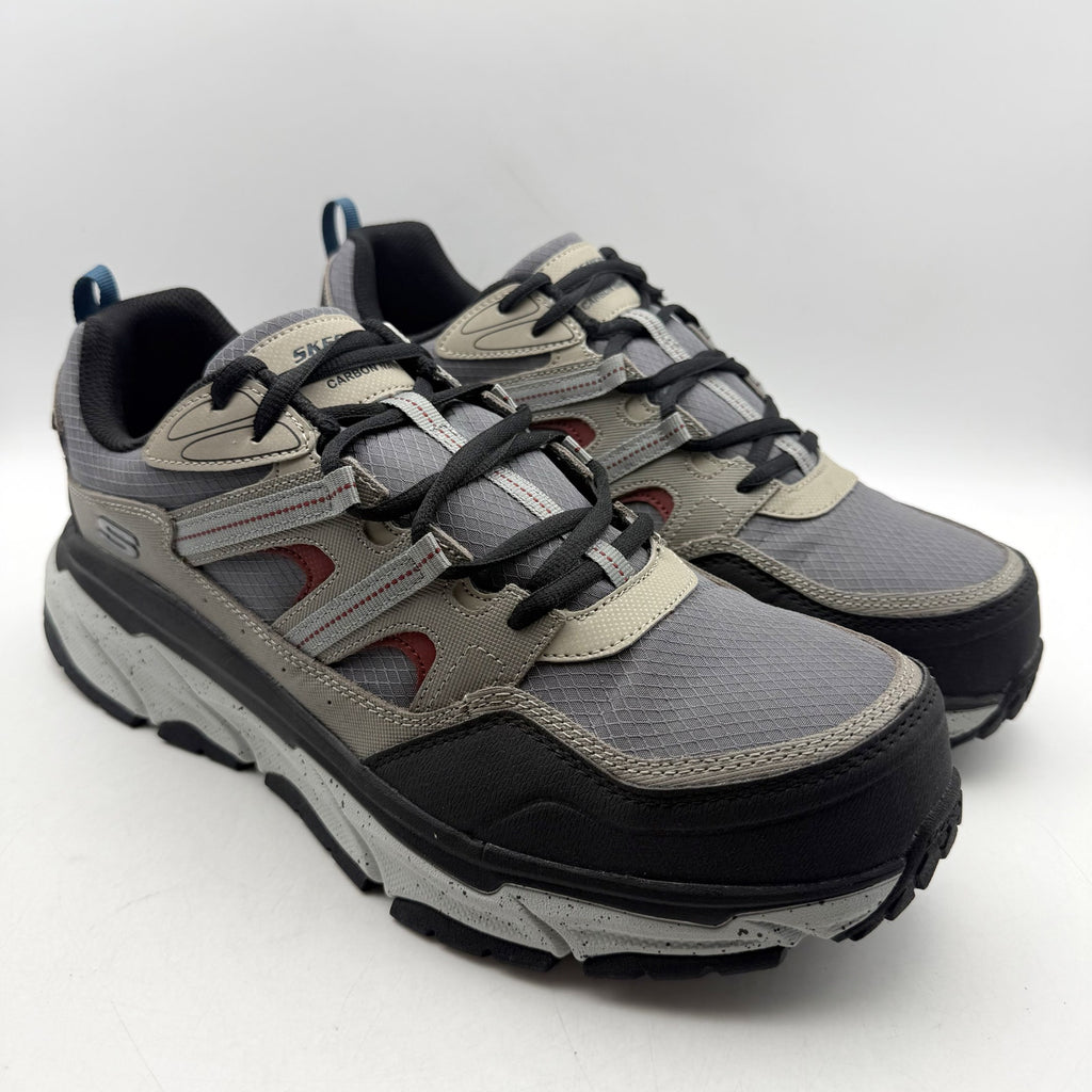 SKECHERS Work Mens D'Lux Journey Comp Toe Sneakers US 13 Grey Slip Resistant NIB