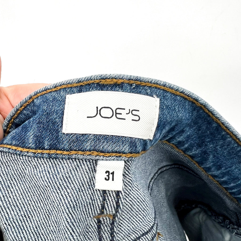 JOE'S JEAN Women's The Tessa Denim Mini Skirt Size 31 US 12 Blue Showdown NWT
