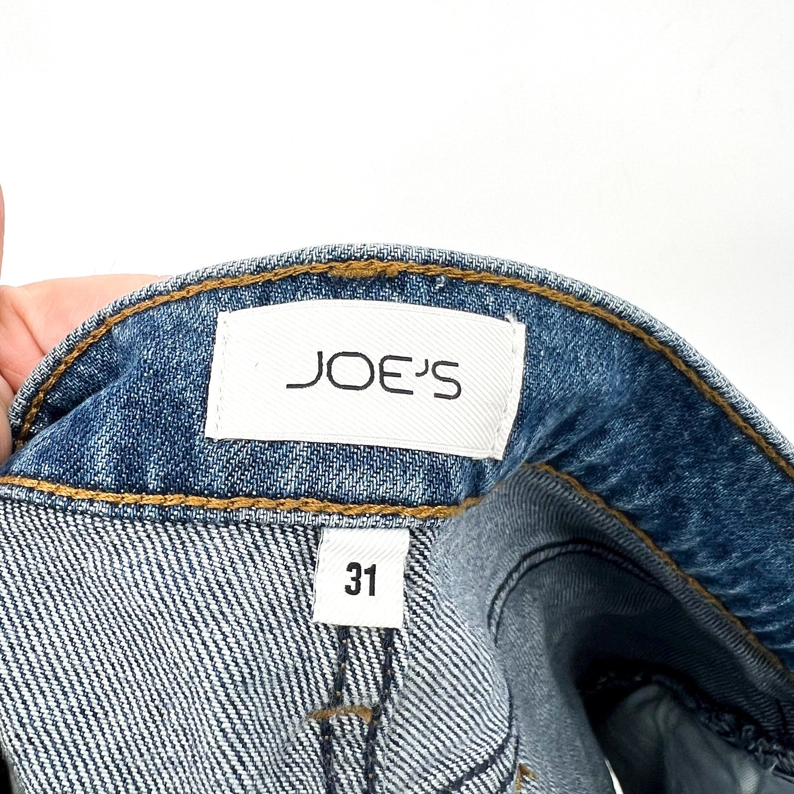 JOE'S JEAN Women's The Tessa Denim Mini Skirt Size 31 US 12 Blue Showdown NWT