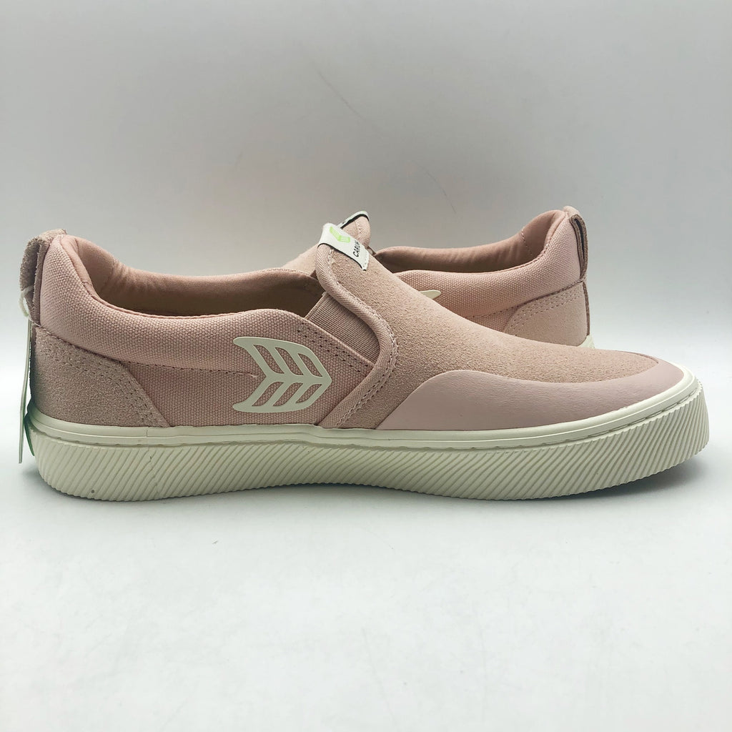 Cariuma Womens Skate Pro Slip On Sneakers Size 7 Rose Pink Suede NIB