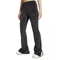 ADIDAS Women's Tiro 3-Stripes Velour Flared Leggings Medium Dark Grey NWOT