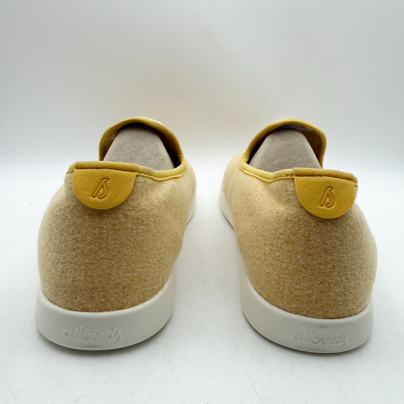 AllBirds Mens Wool Lounger Casual Sneakers Size 10 EU 42.5 Yellow Slip On NWOB