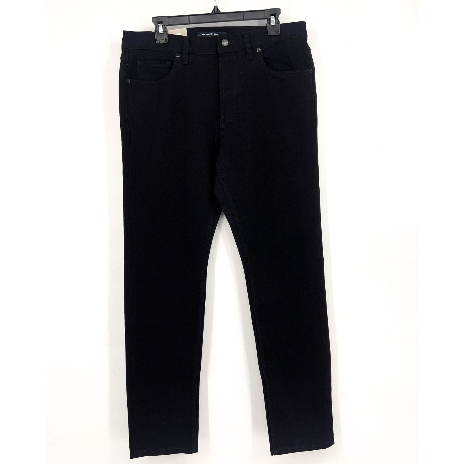 EVERLANE Uniform Men's Slim Jeans 34x32 Black 4-Way Stretch Organic NWT