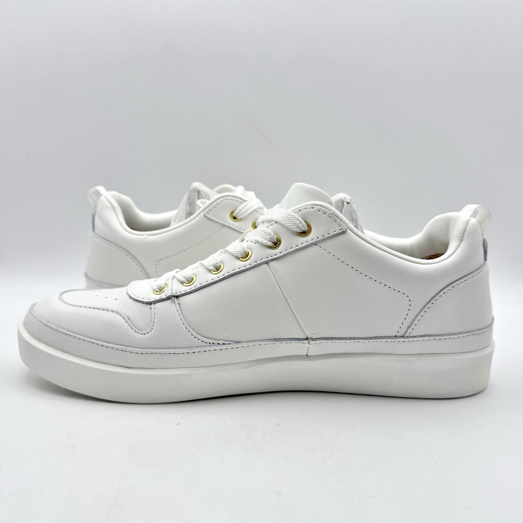 Vionic Womens Elise Casual Sneakers US 8 Wide EU 38.5 White Leather NIB