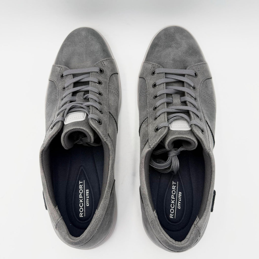 Rockport Mens Colle Tie Casual Sneakers Size 11 Wide EU 45 Grey NWOB