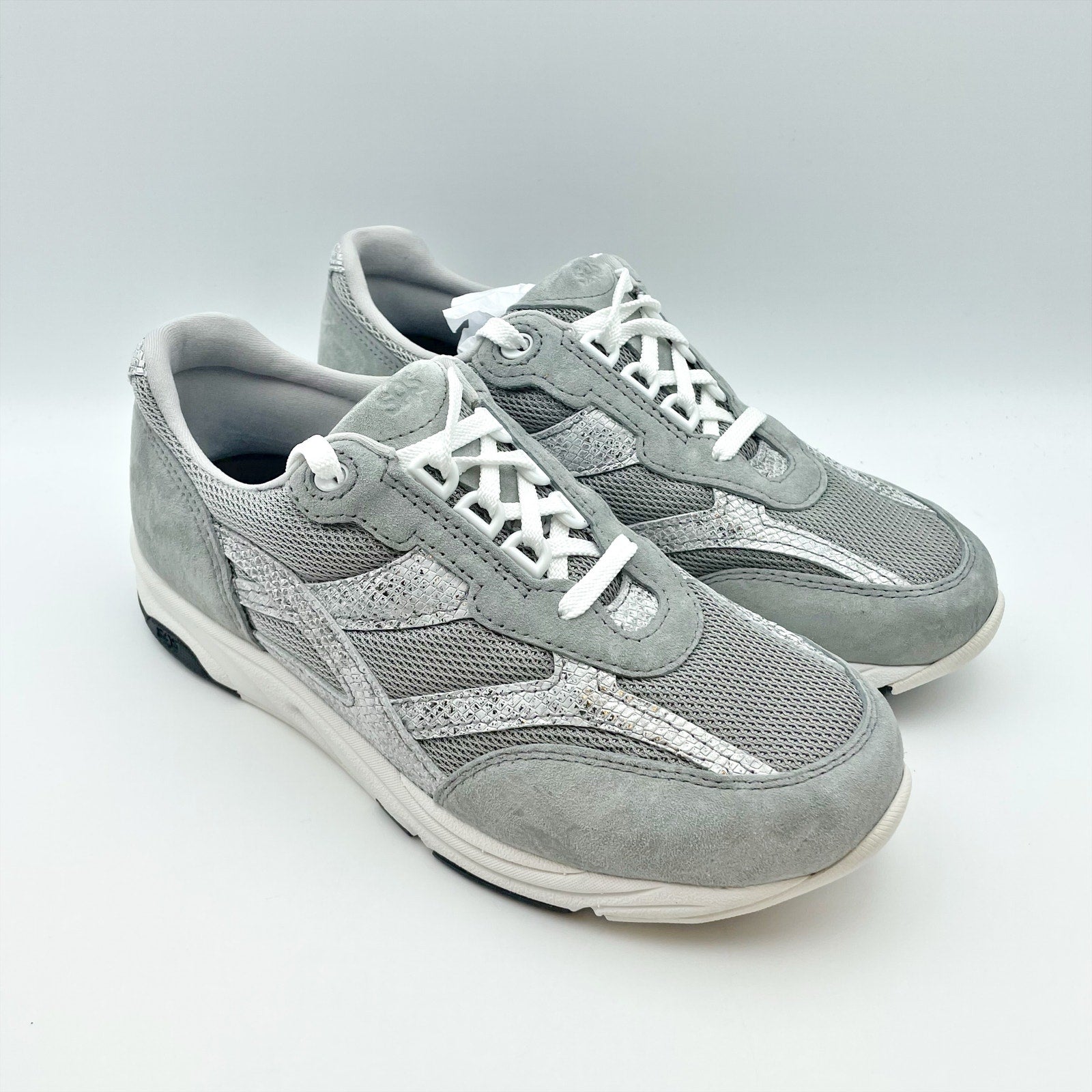 SAS Womens Tour Mesh Sneakers US 12 M Grey White Comfort Walking NIB