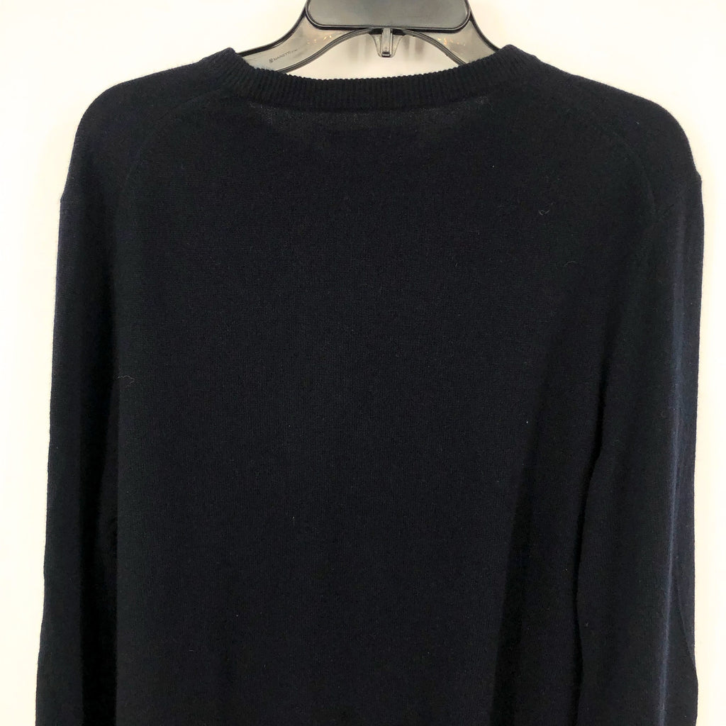 Everlane Mens Grade-A Cashmere Crew Sweater XS Dark Navy Blue NWT