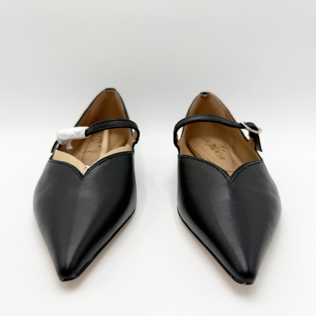 Sam Edelman Womens NOA Mary Jane Flats Size 7 M EU 37 Black Leather NIB