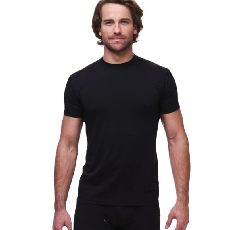 TASC Men's BamBare Bamboo Comfort Crewneck Undershirt XL Black NWT