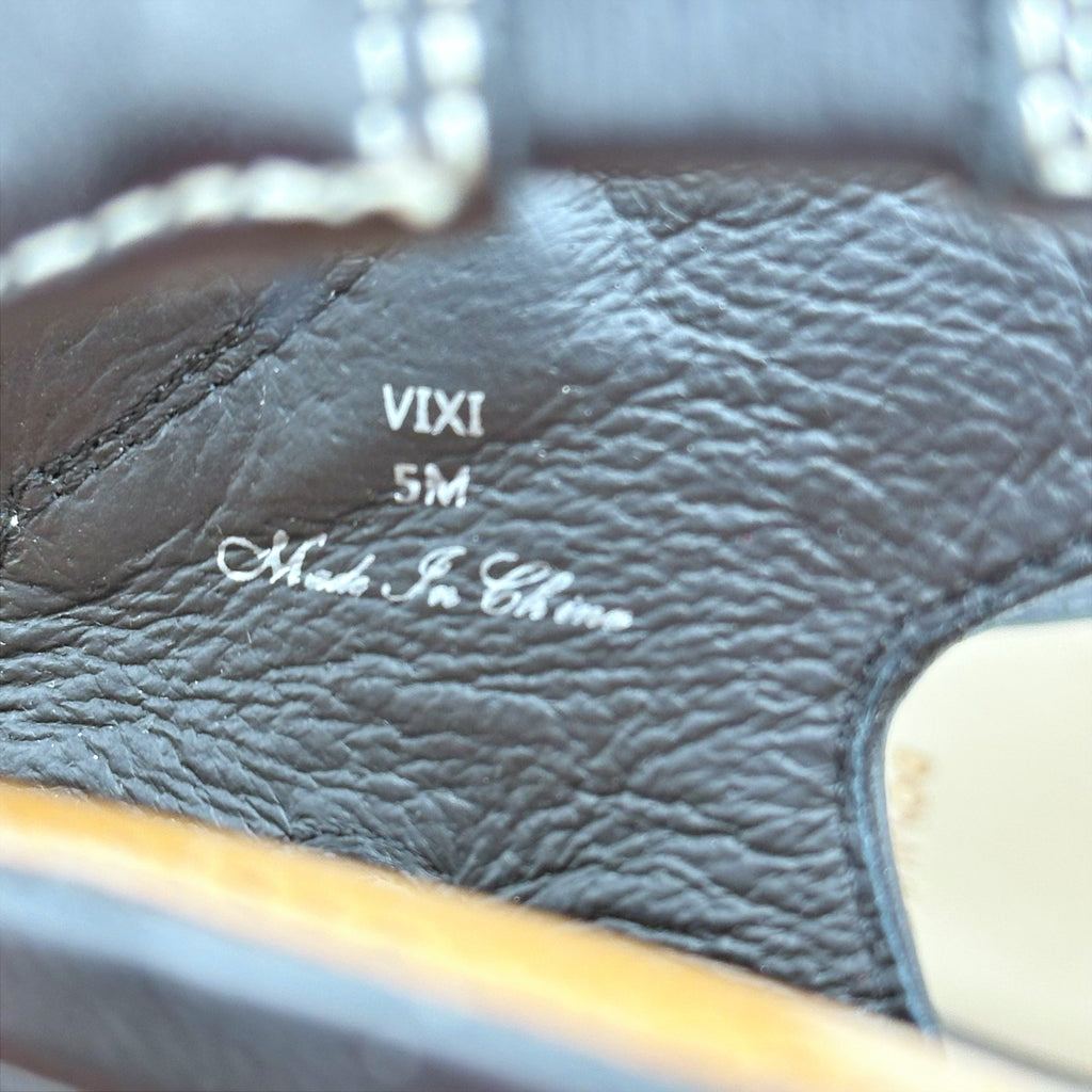 Donald Pliner Womens Vixi Heeled Sandals Size 5 M Black Patent Leather NIB