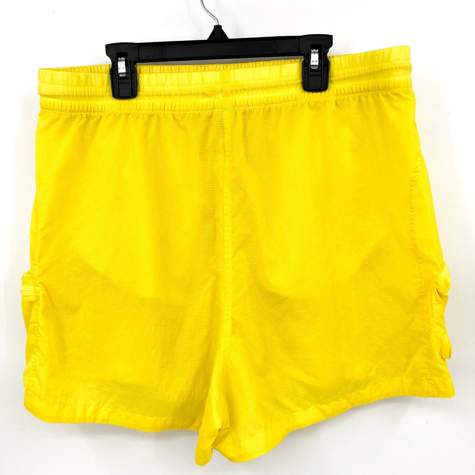 OUTDOOR VOICES Women's WIndbreaker 3" Shorts Large Yellow Limoncello NWT