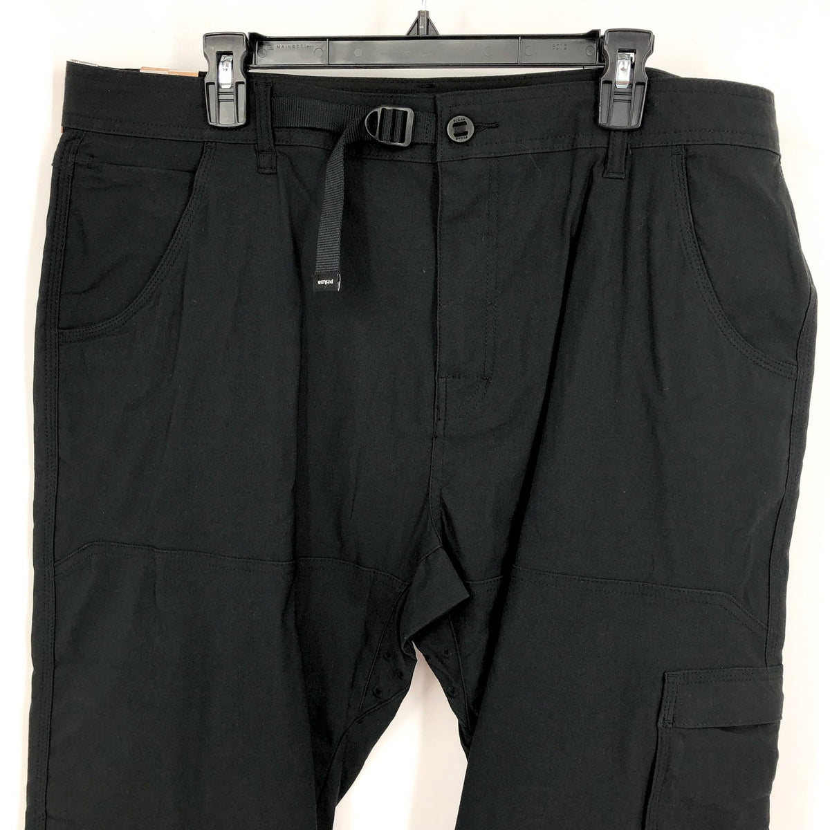 PRANA Men's Stretch Zion Pants II 38x30 Black Relaxed Fit Straight Leg NWT