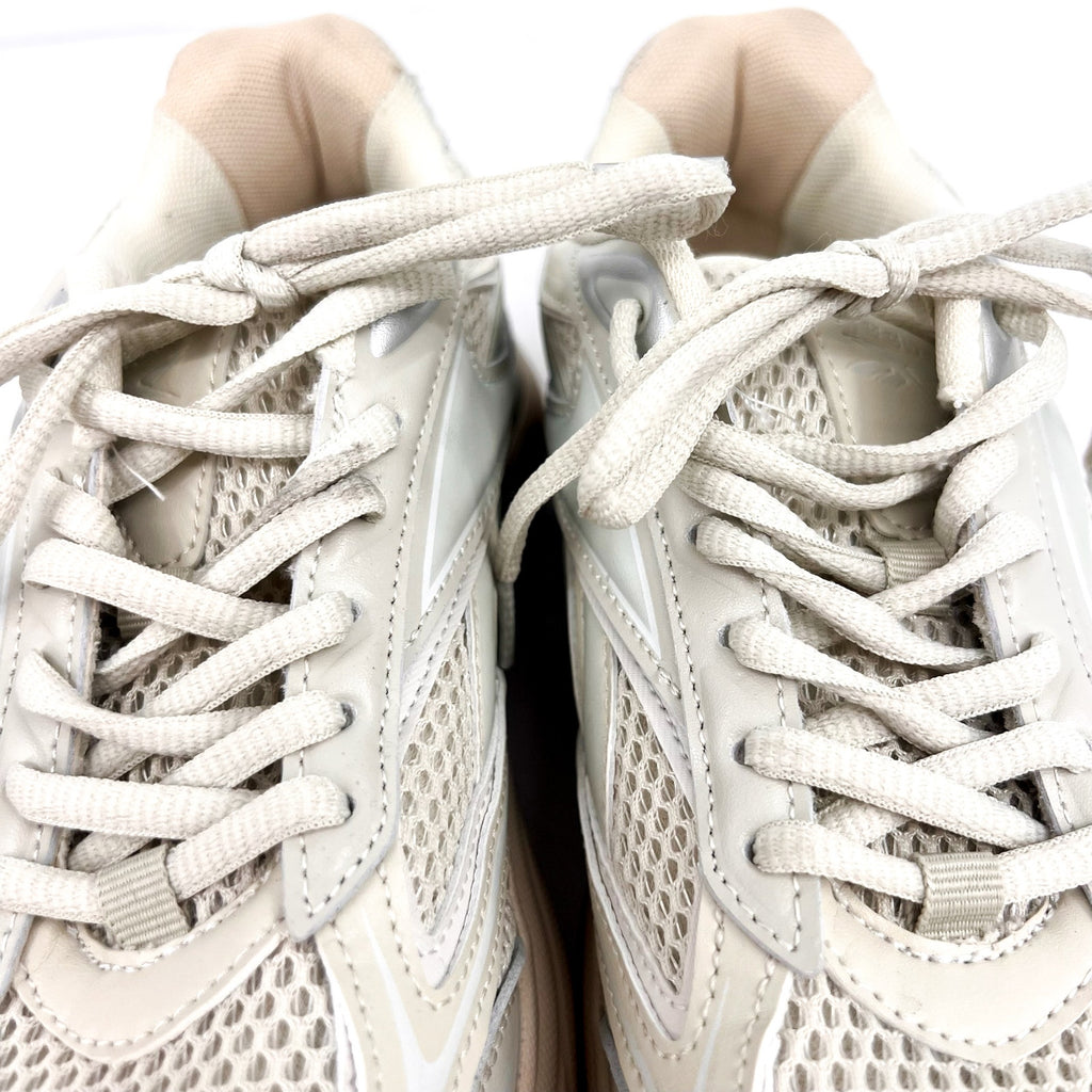 REEBOK Women's Belwave Leather Sneakers Size 9 EU 40 Tan Natural Lace Up NWOB