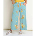 TOAD & CO Women's Chaka Wide Leg Pants Medium Mineral Blue Floral Print NWT