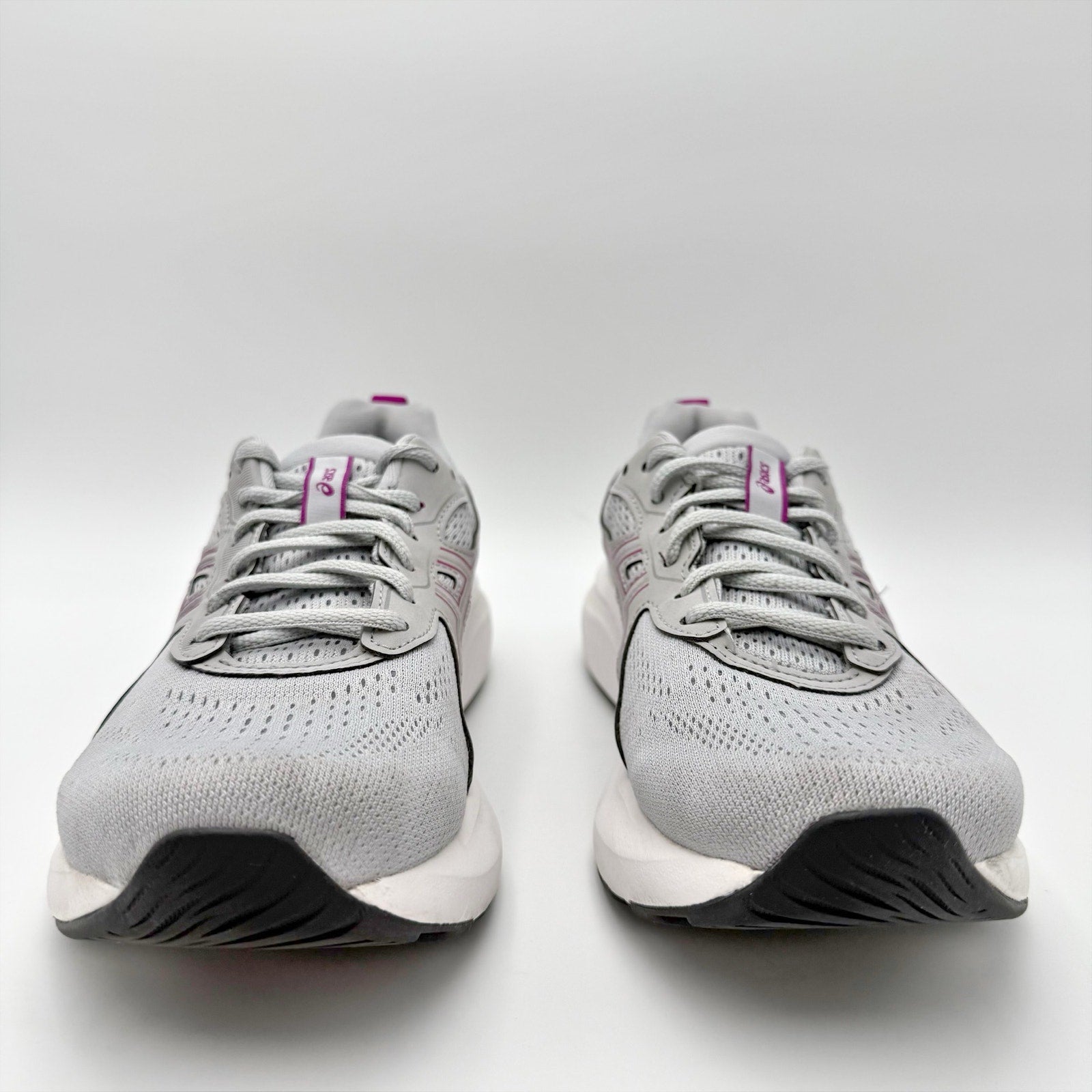 ASICS Womens GEL-Contend 9 Running Sneakers US 7 Wide Grey Purple Athletic NIB