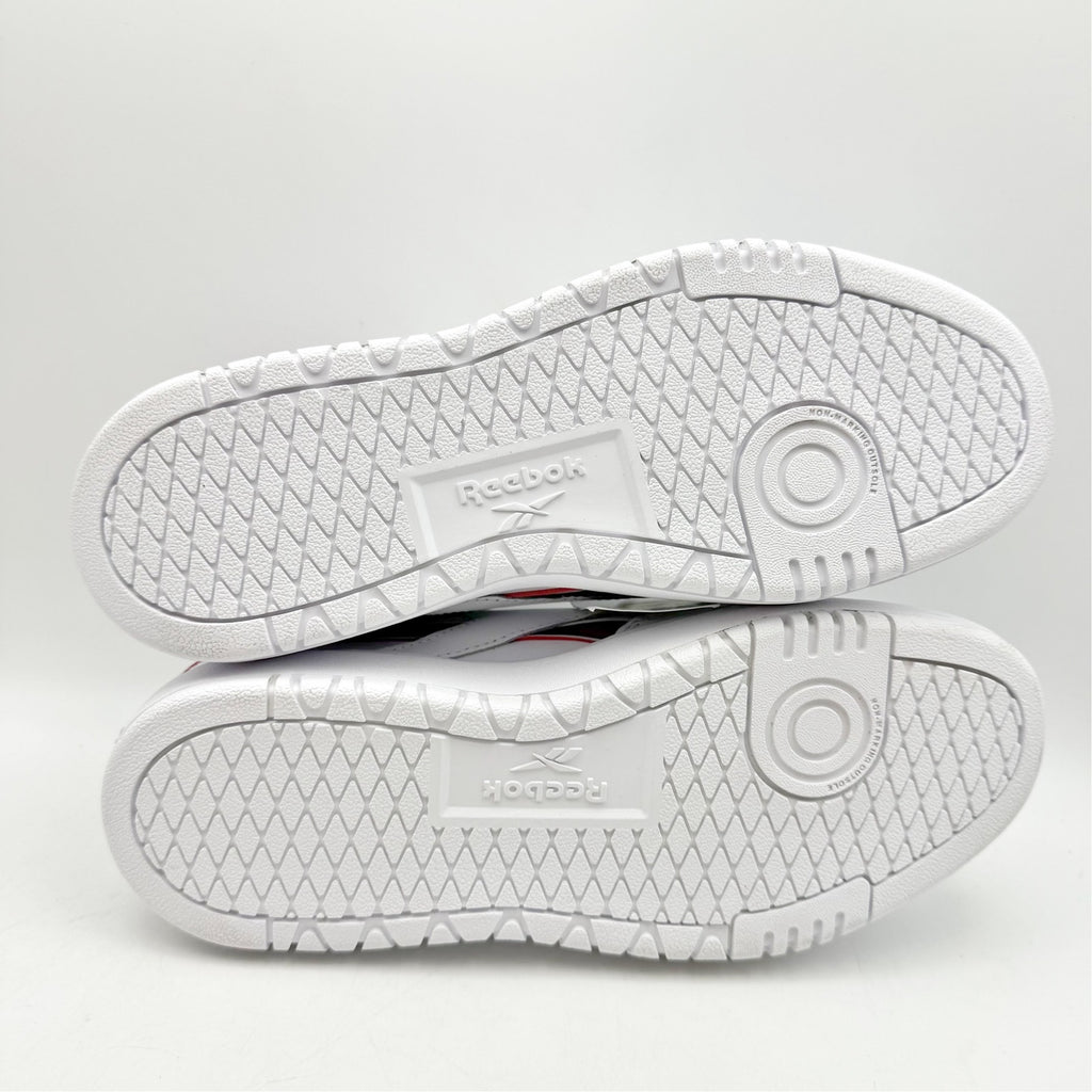 Reebok Womens Club C Double Sneaker SIZE 9 EU 40 White Red Leather NWT