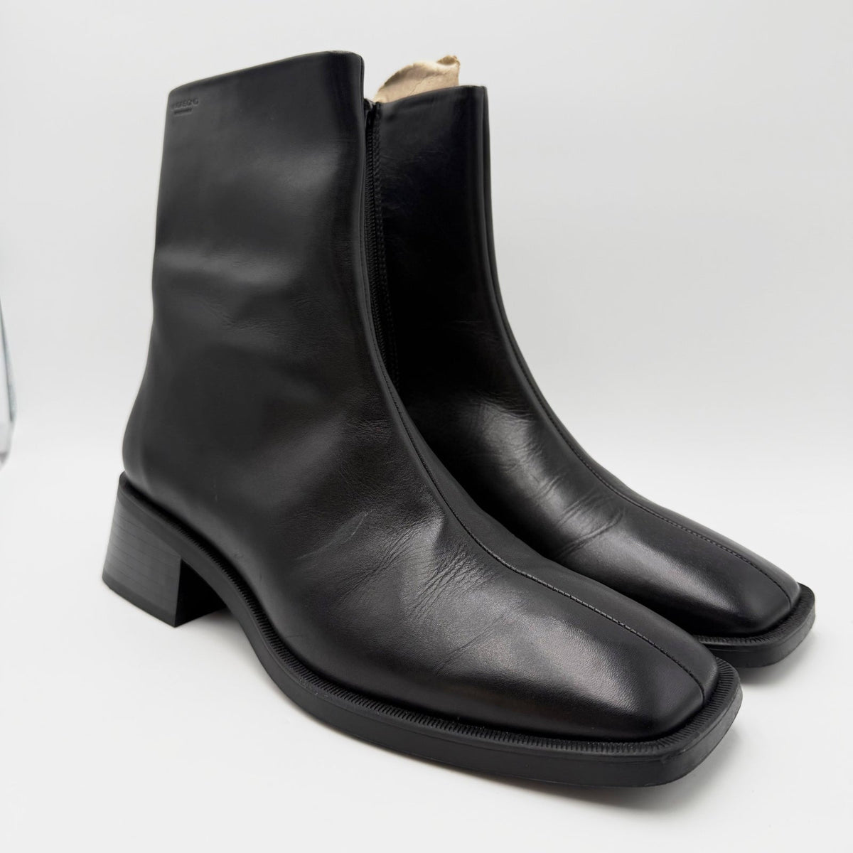 Vagabond Shoemakers Womens Blanca Ankle Boots Size 10 EU 41 Black Leather NIB