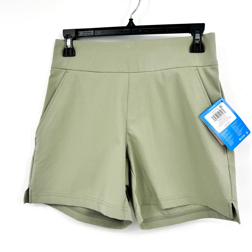 COLUMBIA Women's All Seasons Shorts XS Safari Green Omni Shade UPF 50 NWT