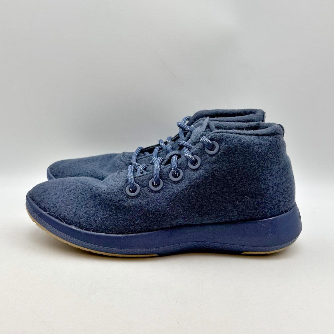 Allbirds Womens Wool Runner-up Mizzles Sneakers US 10 Navy Blue High Top NWOB