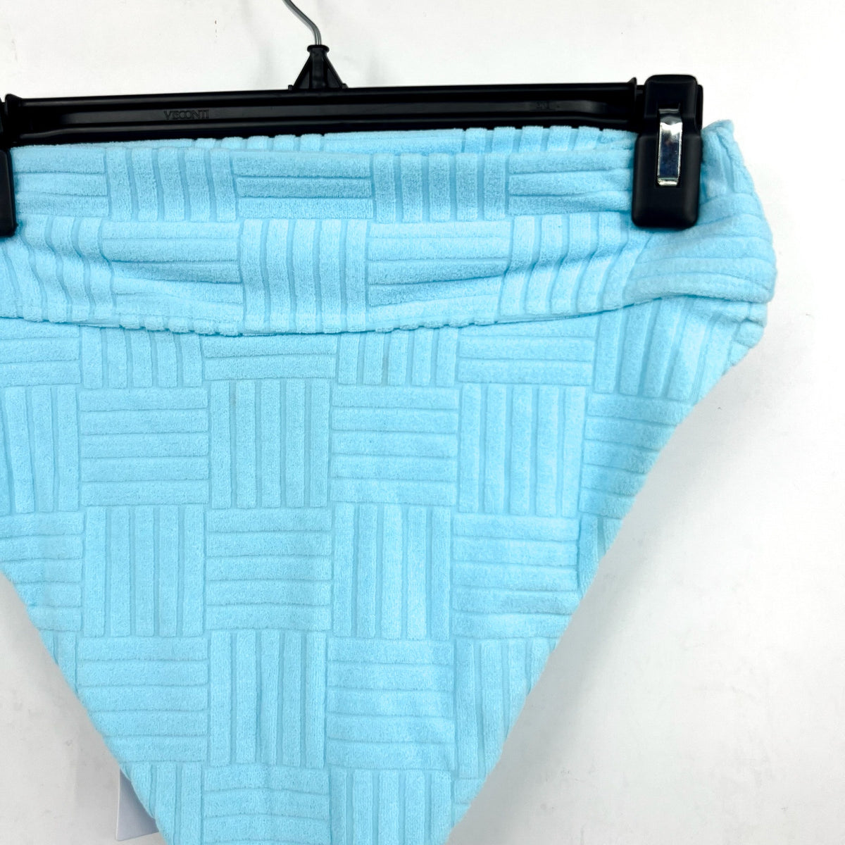 BEACH RIOT Women's Highway Bikini Bottoms Medium Blueberry Ice Terry NWT
