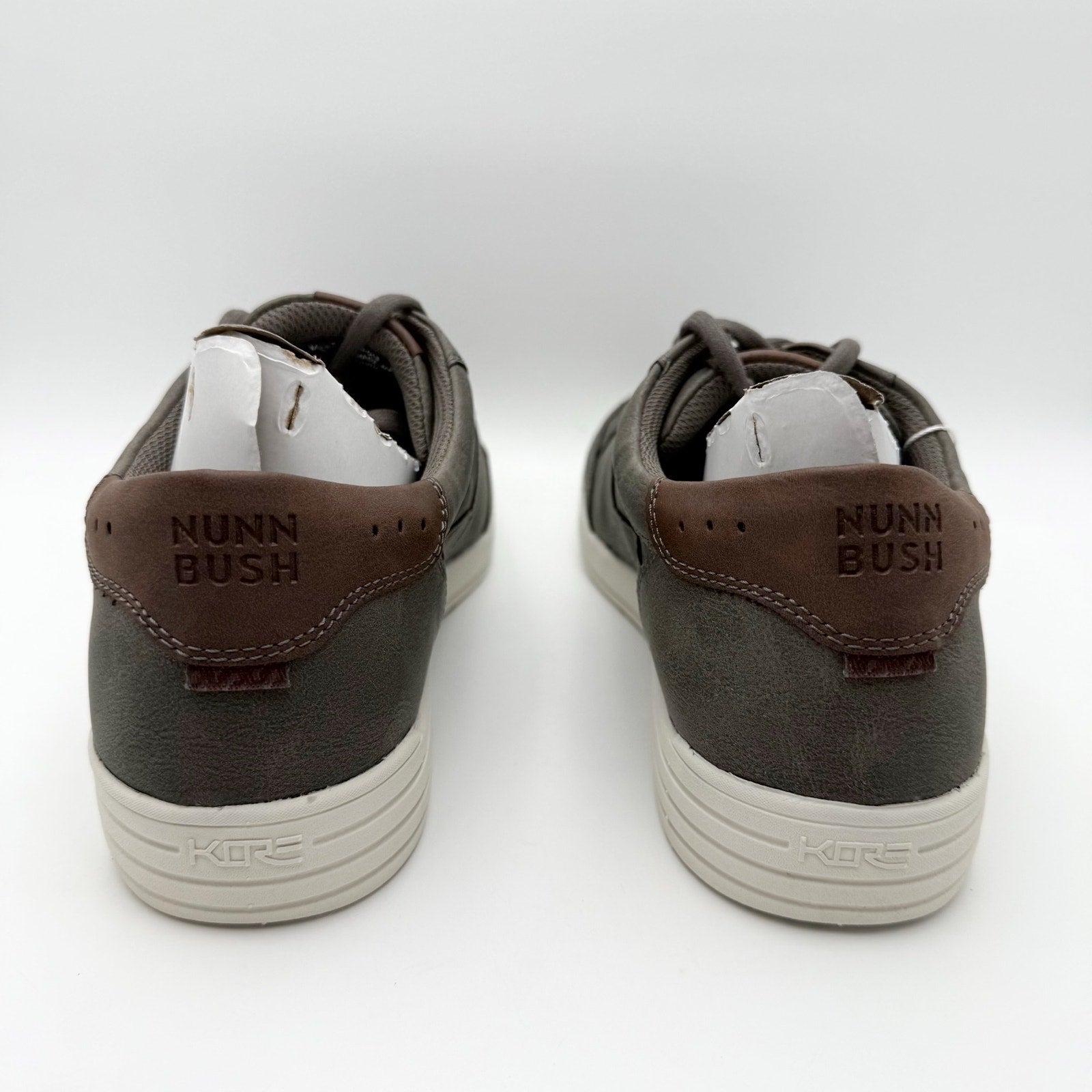 Nunn Bush Mens Kore City Walk Oxford Casual Sneakers Size 14 Charcoal NWOB