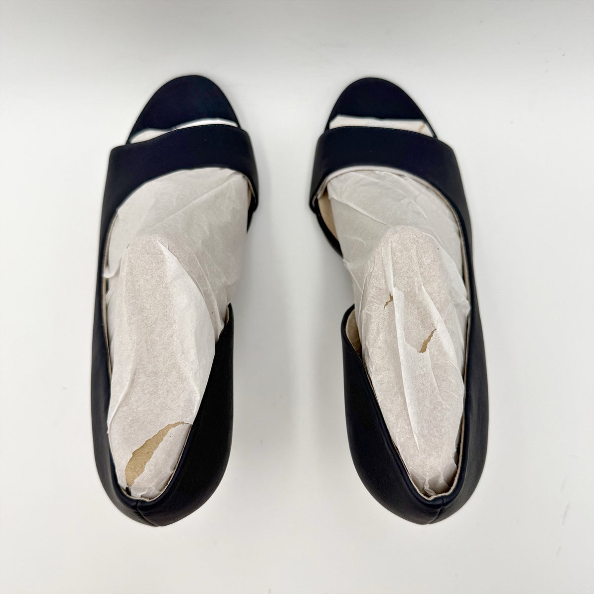 LifeStride Womens Mantra Peep Toe Pumps Size 7.5 Wide Navy Blue d'Orsay NIB