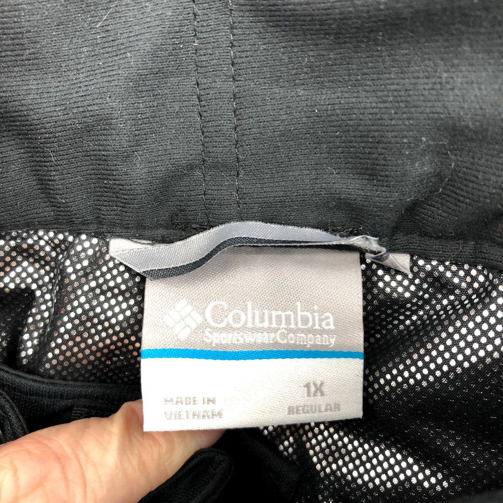 COLUMBIA Women's Bugaboo Snow Pants 1X Black Omni Heat Waterproof NWT